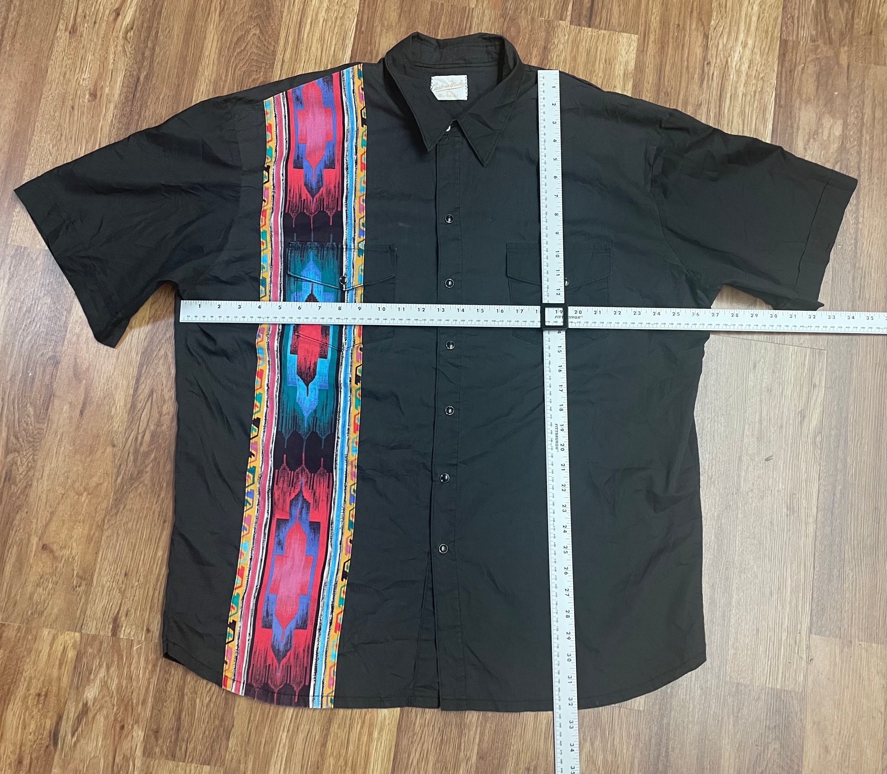 Cowboy Hardware Men's Rolodex Geo Print Long Sleeve Pearl