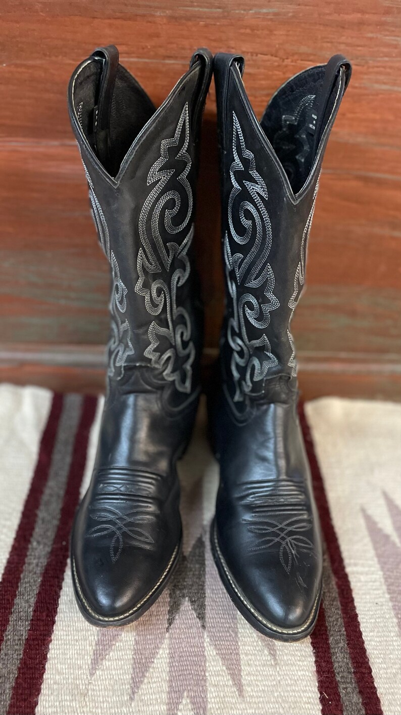 Men's Vintage Justin Western Cowboy Boots Size 10.5 EEE - Etsy