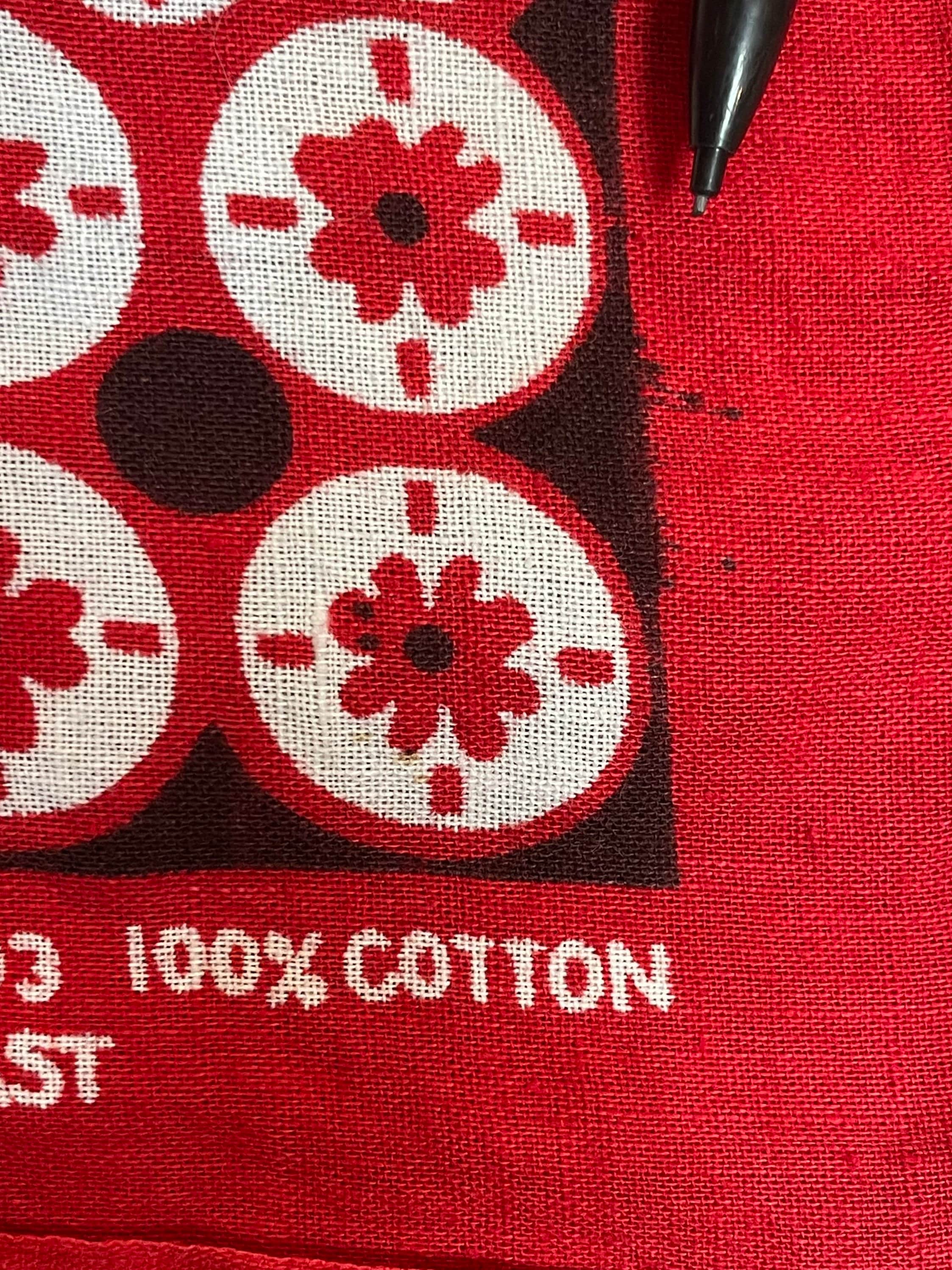 超人気の雑貨店 1960's Vintage Soft & Broken-in Bandana Colorfast Geometric 小物