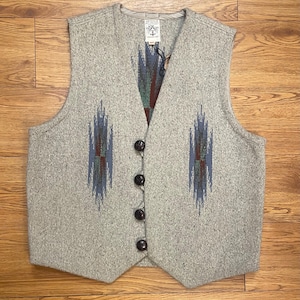 Vintage Chimayo Ortega Vest - Etsy