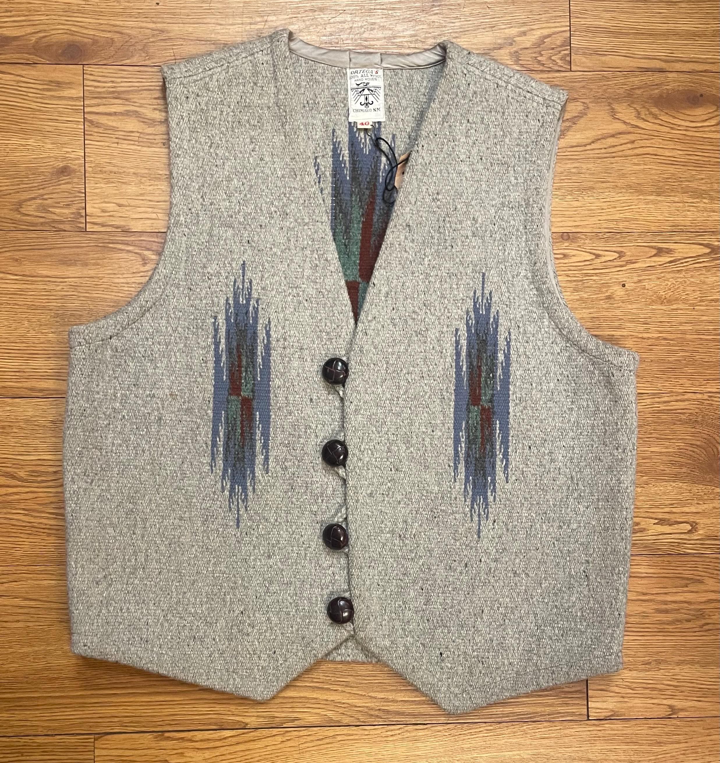 Vintage Chimayo Ortega Vest - Etsy