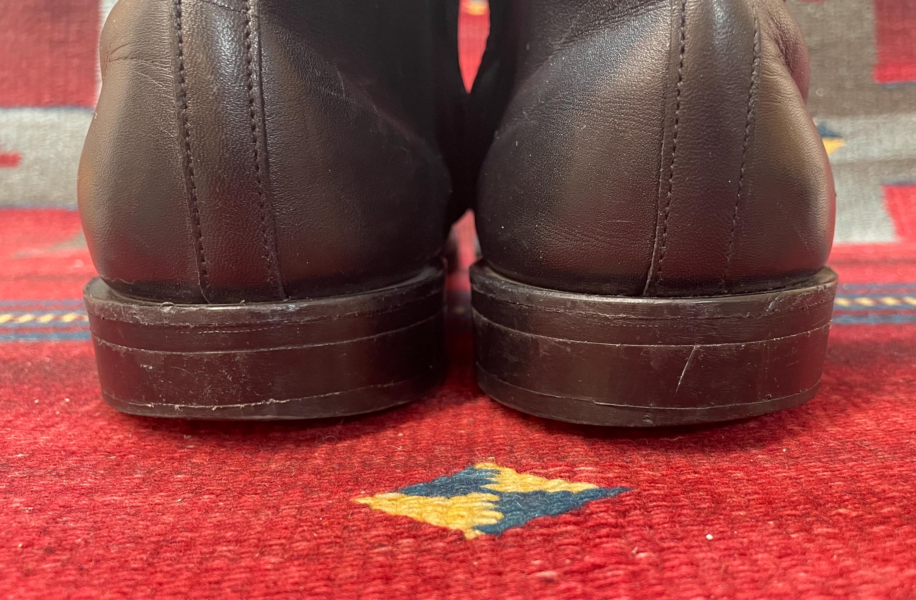 Hitchcock Exeter Black Leather Side Zip Boots - 8.5 5E Wide Easton Side-Zip Boots - Men main image 2
