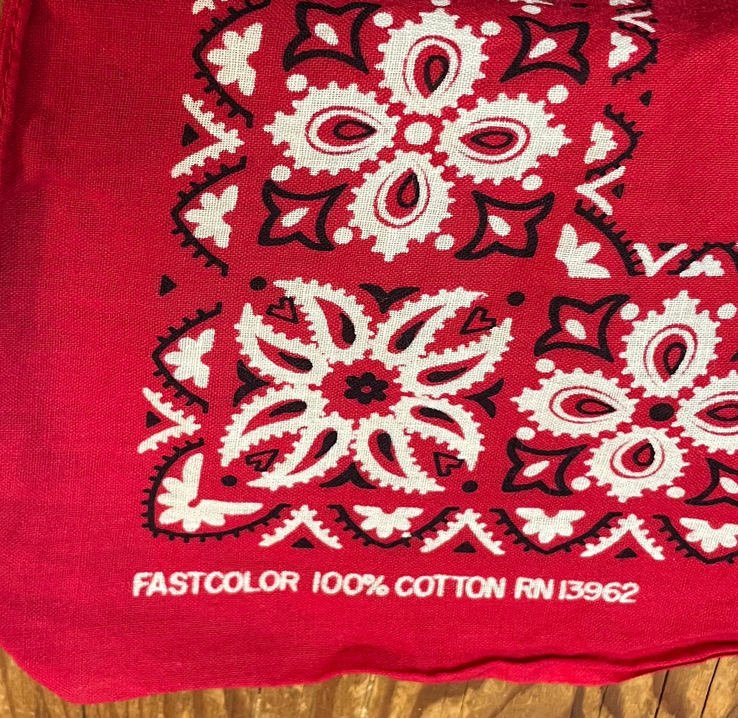 小物 60's Vintage bandanna cross pattern Cross Bandana – Feels So Good