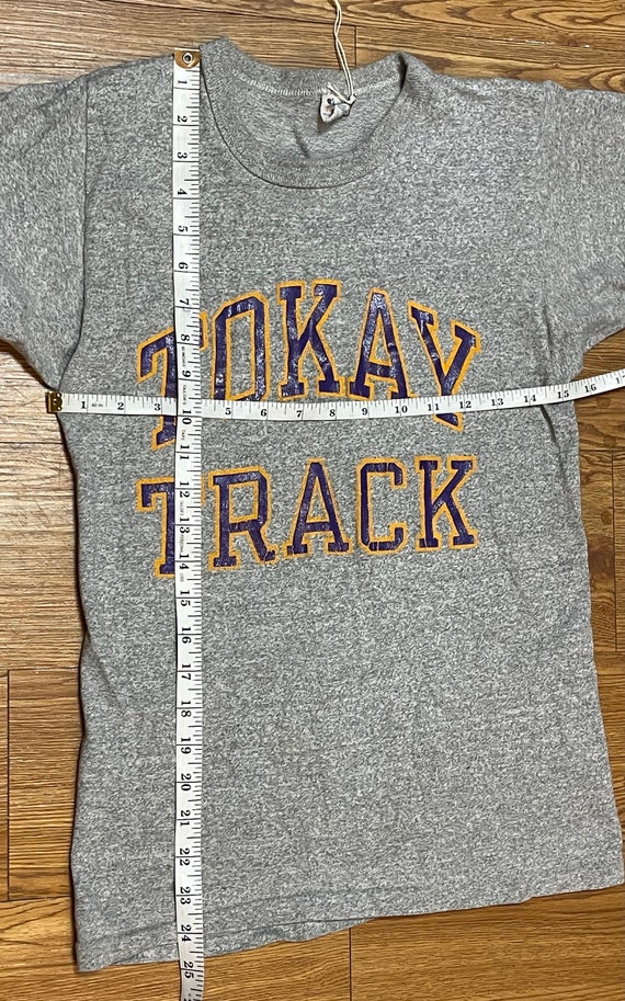1980's Vintage Champion Athletic Gray Tokay Track… - image 5