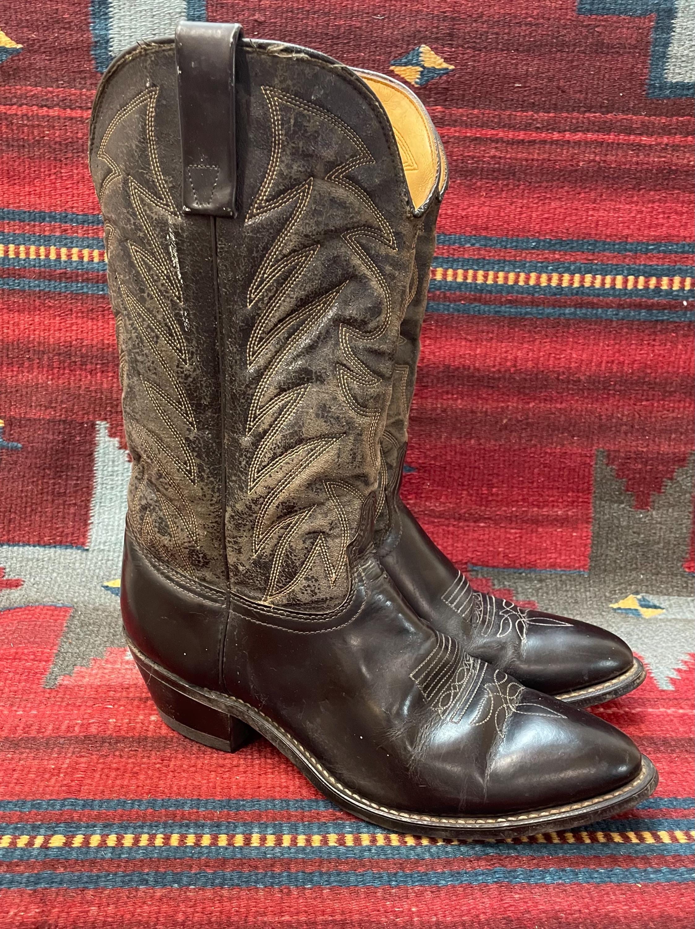 Bottes Western Homme Durango Cuir Marron – Modèle TR824, Fermeture éclair, Taille 10D