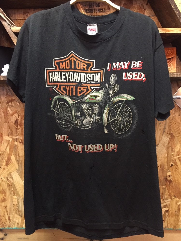 1987年ニューヨーク市ハーレーダビッドソンヴィンテージTシャツL/XL