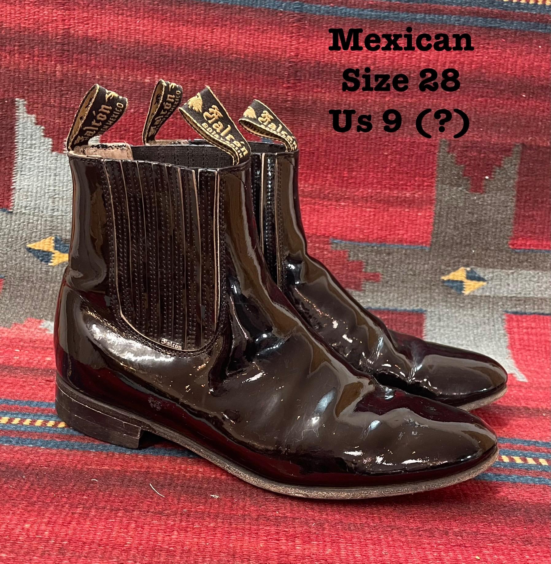 Falcon Bota Botin set 2 pairs Cream & black Patent Leather Chelsea Boots Mexico Men main image 2