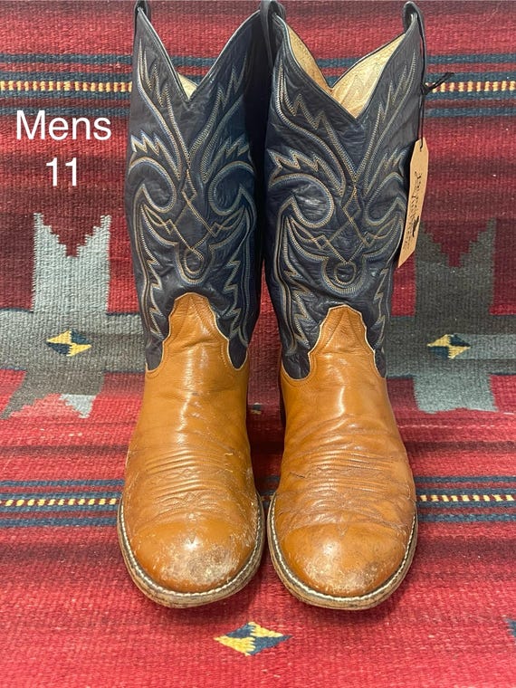 Men\'s Vintage brown boots. Sz 11 Vintage? FRYE Pull ON Brown Leather Men main image 4