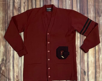 1930’’s Vintage varsity Letterman G Wool Cardigan Sweater Men’s size L