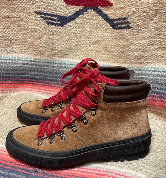 Men's Vintage FRYE Suede Lace Up Hiking Boots size