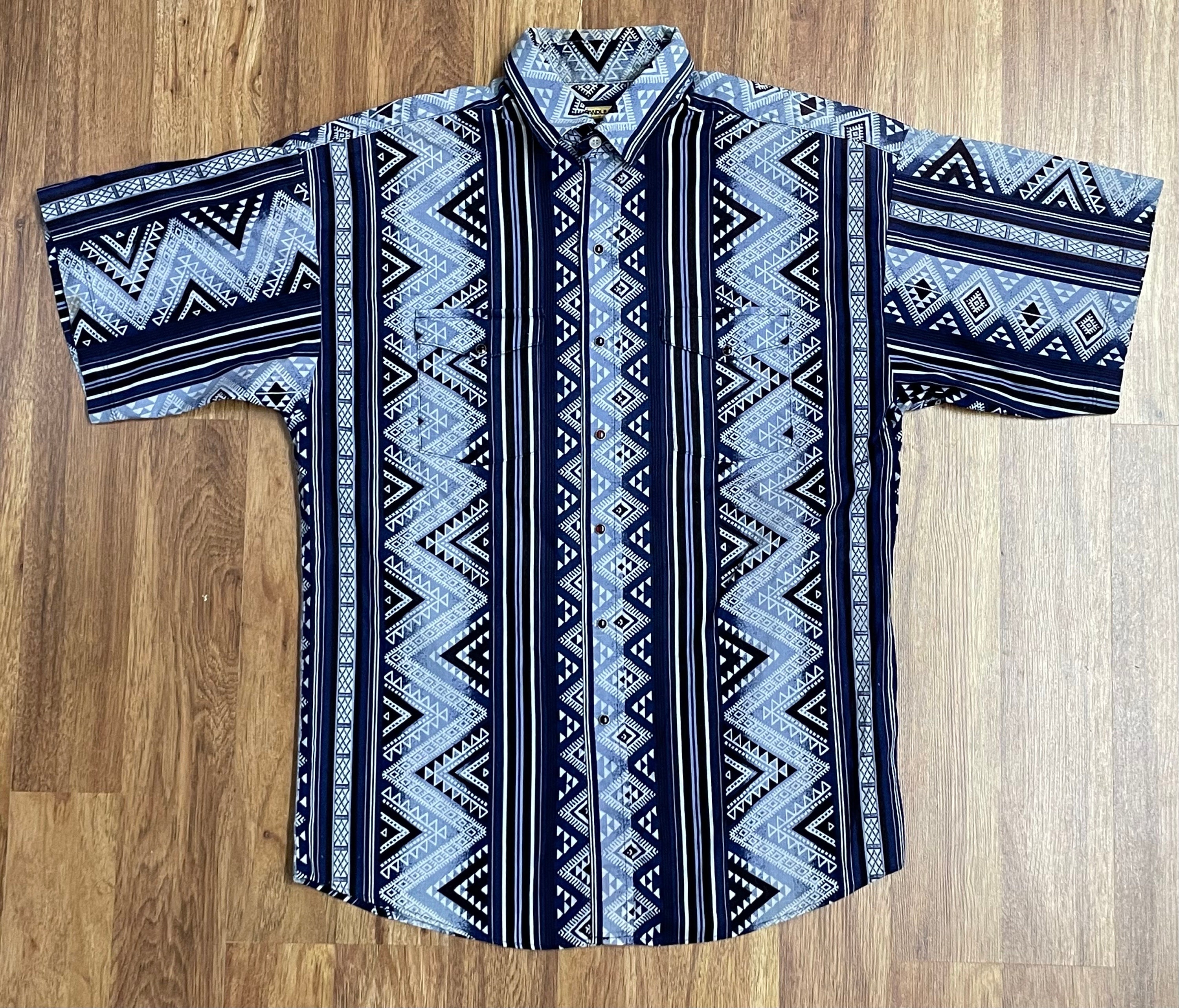 Chemise PANHANDLE SLIM bleu/noire ref: 3051111 country western série