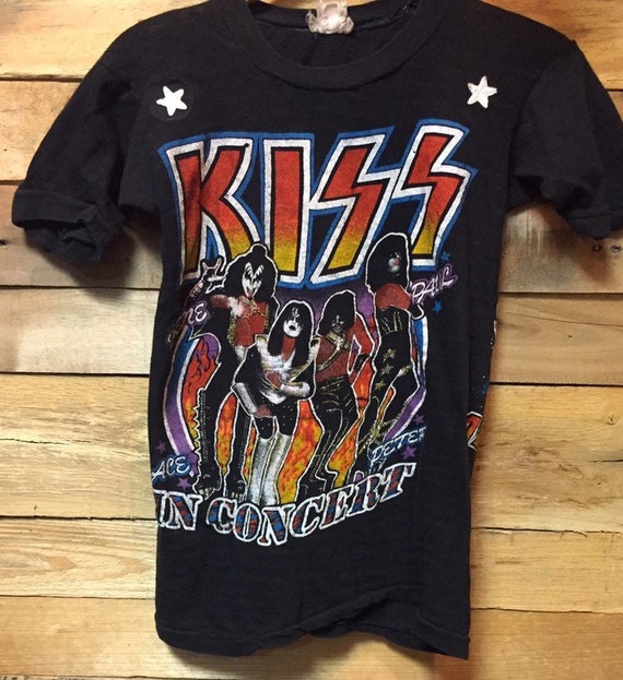 RARE Original KISS 1979 Concert T-shirt XS - Gem