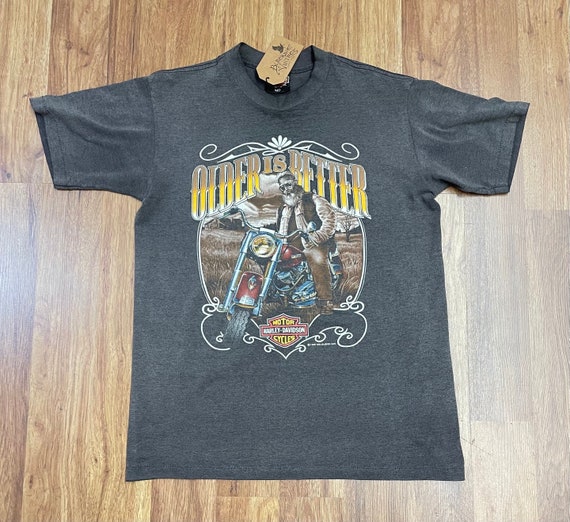 Soft & Faded 1990's Older is Better 1990 Harley Davidson Vintage T