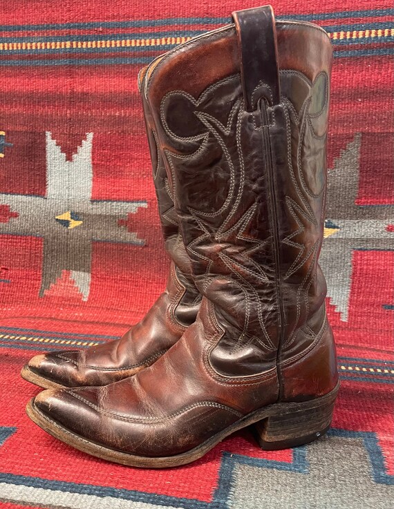 1970s Vintage Texas Imperial Boot Co. Western Cowboy Boots - Etsy