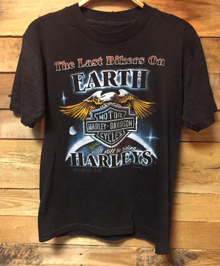 3D Emblem Vintage 1984 Harley Davidson 