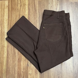 Pantalones Levi 517 Sta-Prest BootCut de poliéster vintage, talla 36 x 27