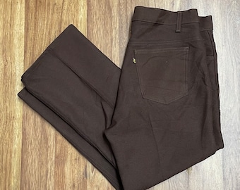 Vintage Polyester Levi 517’s Sta-Prest BootCut Pants size 36 x 27