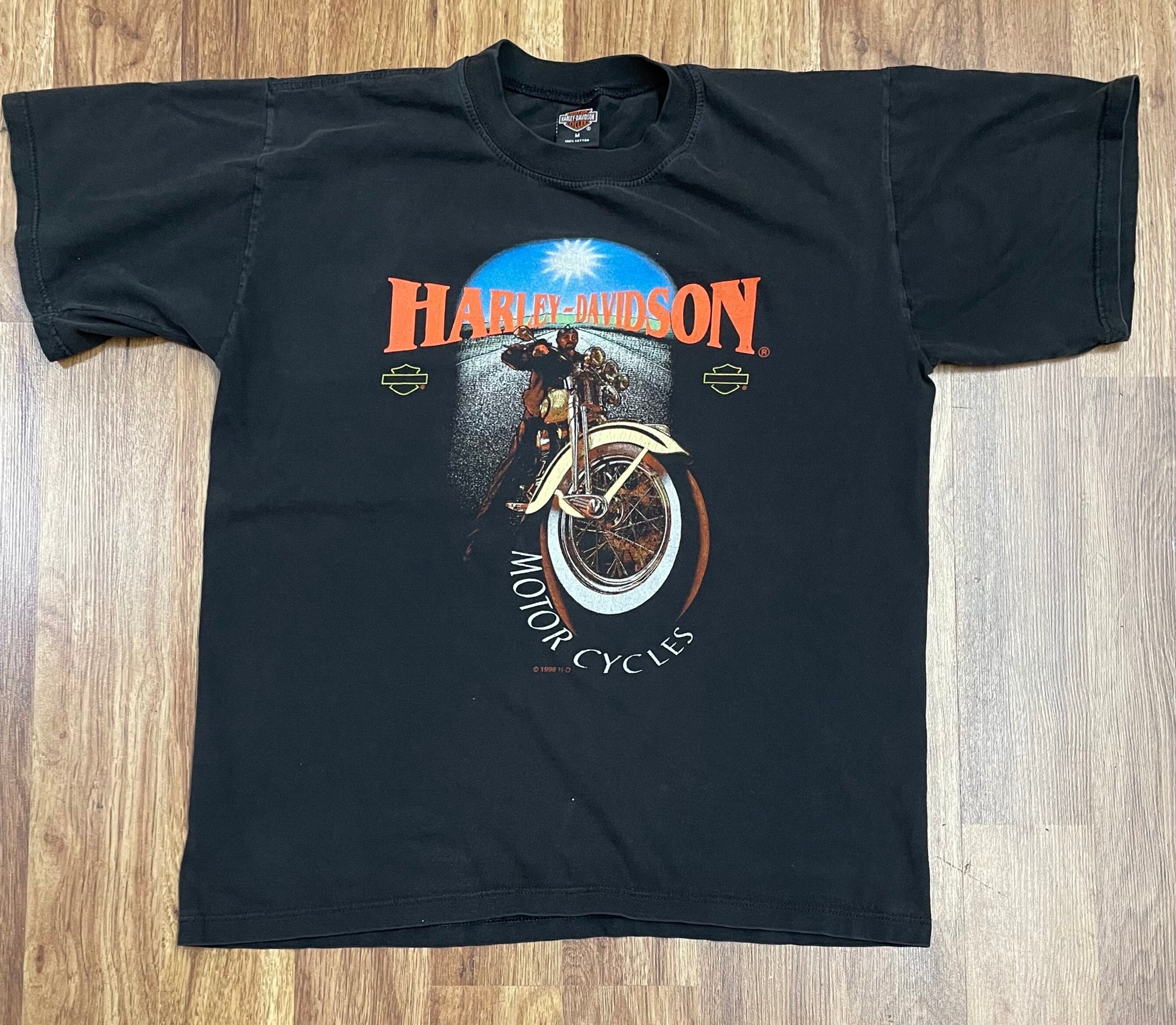 1990's Harley Davidson Aruba 1998 Vintage T-shirt Size M - Etsy