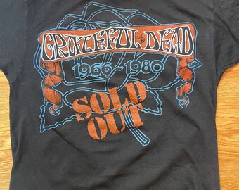 RARE Original Grateful Dead SOLD OUT 1966- 1980 1980s Vintage T