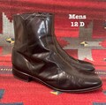 Men’s Vintage Black Leather Florsheim Shoe Boots size 12