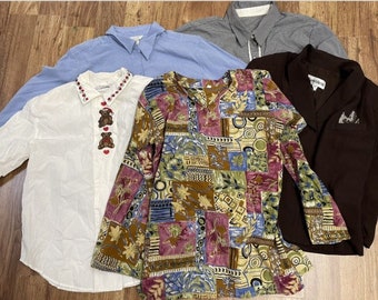 VINTAGE Lote al por mayor 10 piezas Ropa Revendedor Paquete a