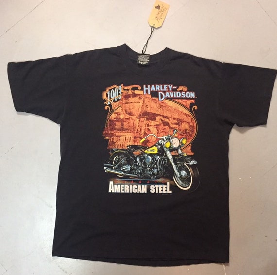 1991 Harley Davidson American Steel New Orleans Vintage T