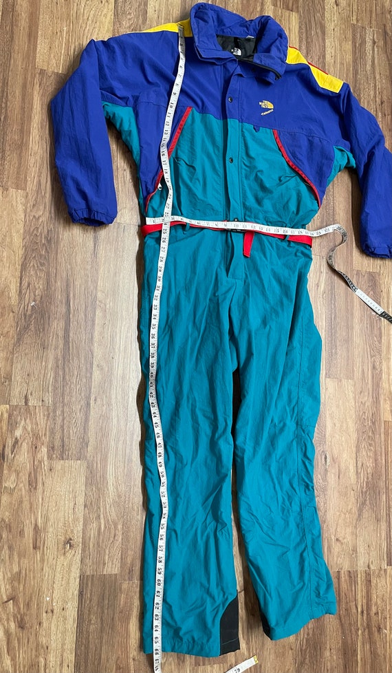 1990's Vintage Northface Colorblock Ski Snowsuit … - image 6