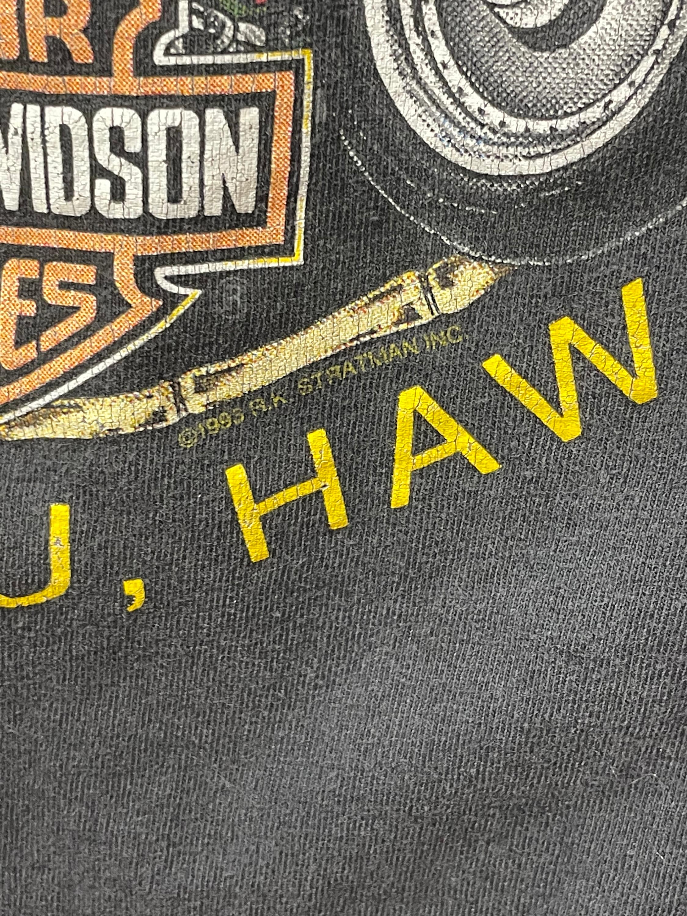 1990's Harley Davidson Honolulu Hawaii Made in USA Vintage T