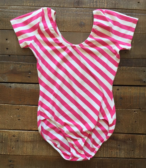 Vintage 1980's Aerobics Leotard Bodysuit size S /
