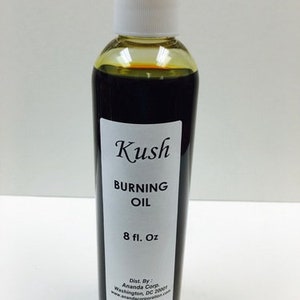 KUSH, 8 oz Burning Oil Scented Fragrance Burning Oil, Incense Oil Aromatherapy Natural Scents #1 Selling Burning Oil