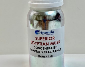 4 Unzen [120ml], Superior ägyptischen Musk konzentriert Parfüm Öl/Attar Öl/Duft/Alchohol frei