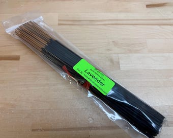 Lavendel, Bulkförpackning Rökelsepinnar Handdoppade (Ca 90-100 pinnar)