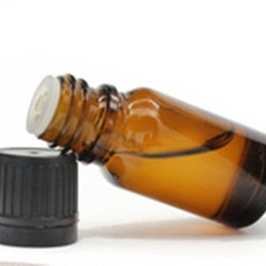 36 Pcs, 15ml [1/2 oz] Amber European Dropper Glass Bottles for Essential Oils