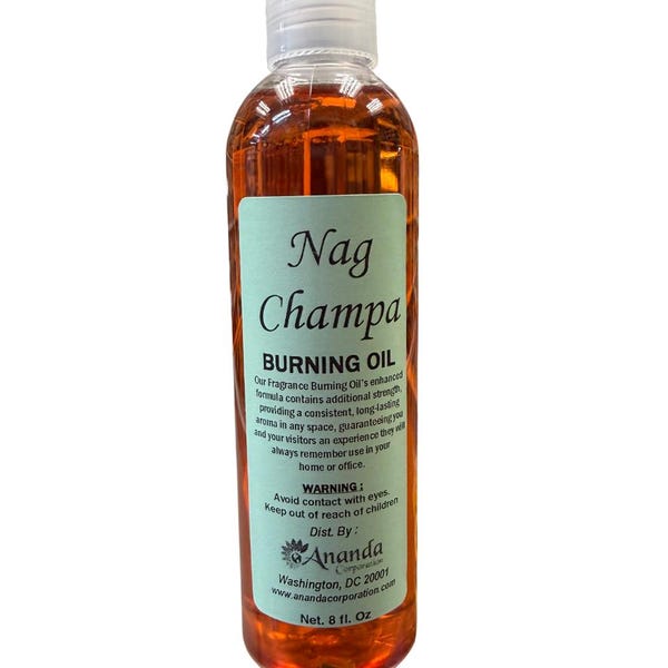 NAG CHAMPA, 237 ml brännande olja doftande doft brännande olja, rökelseolja aromaterapi naturliga dofter #1 säljande brännande olja