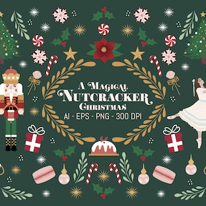 UPDATE!! Nutcracker Clipart, Multicultural Nutcracker Clipart, Vector Nutcracker Clipart
