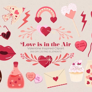 Imágenes Prediseñadas del Día de San Valentín - Lindos PNG del Día de San Valentín - Ilustraciones del Día de San Valentín