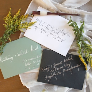 Custom Handwritten Modern Calligraphy Event/Wedding Envelope Addressing