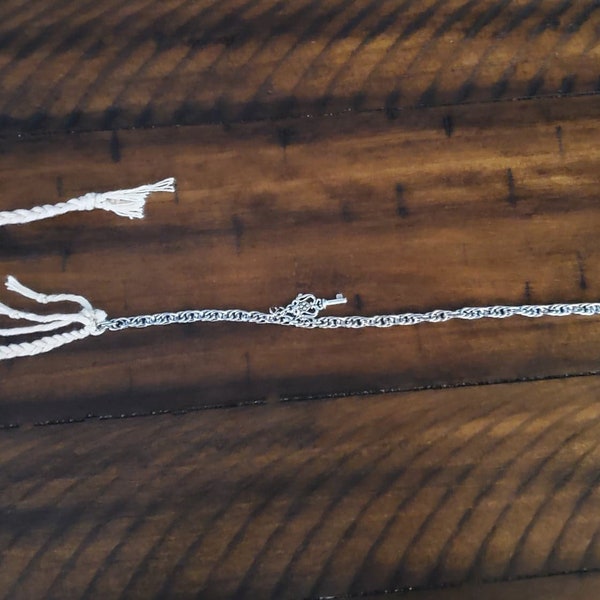 Keyblade Inspired Pendulum - Silver With String Handle