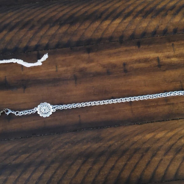 Keyblade Inspired Pendulum - Silver With String Handle