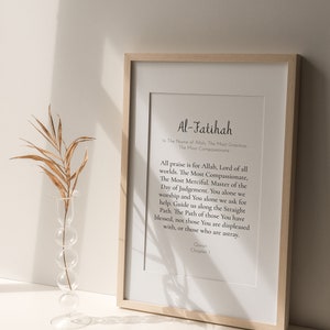 Surah Fatiha ENGLISH. DIGITAL.