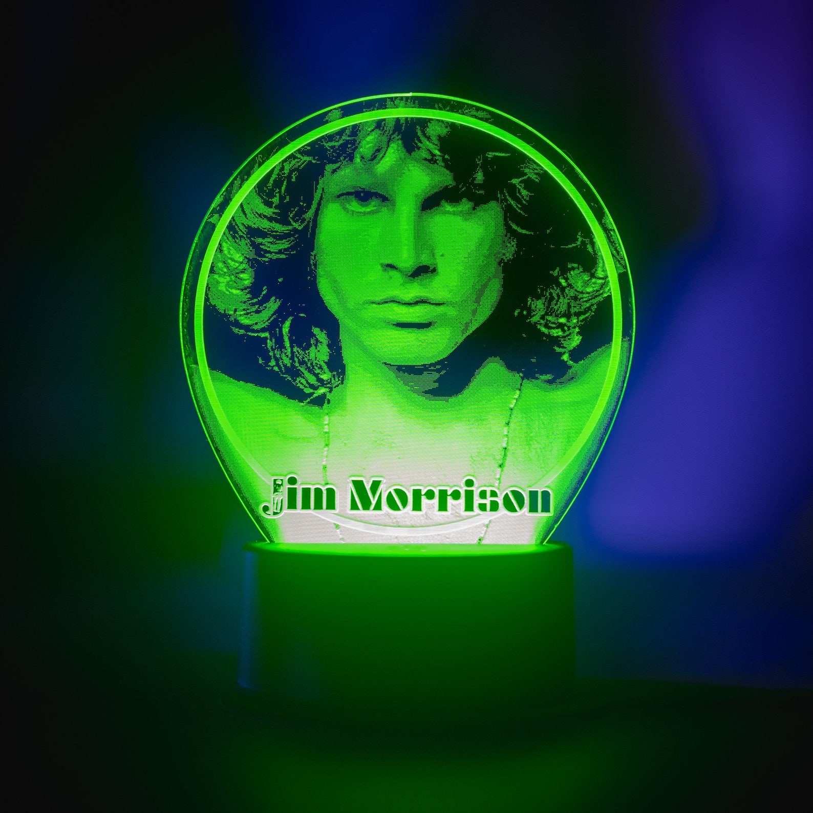 Jim Morrison Rock Star Photo LED Nightlight - Etsy 