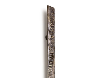 Long Front Door Handle for Home Decor, Textured Bronze Main Door Handle for Home Furnishing in 47&quot;, Antique Door Pull, Luxury Hardware