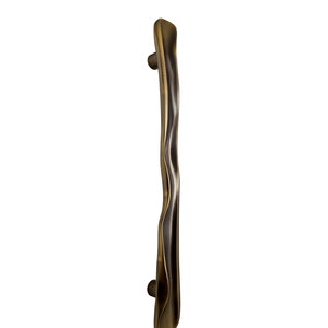 Front Door Handle with Abstract Design, Antique Curvy 24" Main Door handle, Unique Door Pull, Home Decor, Home furnishing, Luxury Hardware