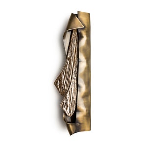 Luxury Barn Door Pull Handle, Antique Bronze Main Door Handles for HomeDecor, Abstract Textured Brass Rustic Front Entry Door Pull Hardware