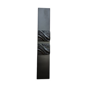 Black Matte Front Door Handle for Home Decor in 14&quot;, Abstract Pull Handle for Doors,  Entry Door Pulls, Luxury Hardware for Home Improvement