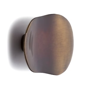Antique Brass Cabinet Knob, Mushroom Shaped Cabinet Door Knobs, Dresser Drawer Pulls for Home Improvement, Modern Brass Knobs for Home Decor