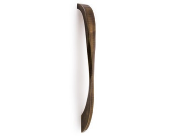 Twisted Front Door Handle of Solid Brass handle pull in 11&quot;, 19&quot; & 36&quot;, Main Door Handle for Home Decor, Front Door Pull, Luxury Hardware