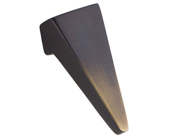 Manopole per mobili in ottone antico, maniglia per mobili triangolare per la decorazione domestica, manopole e maniglie moderne per il miglioramento della casa, arredamento per la casa di lusso