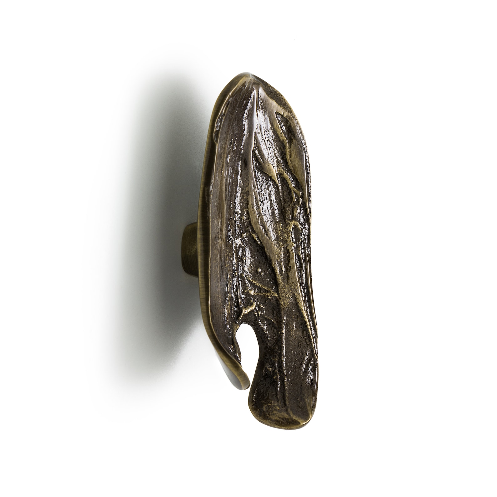 Textured Door Handle Pull Silver Finish Etsy