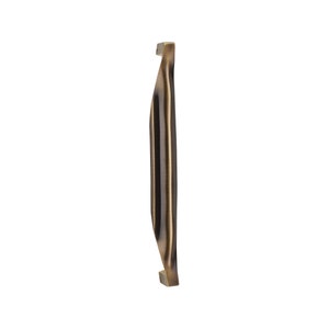 Abstract Main Door Handle Pull for Home Decor in 15&quot;, Brass Metal Wardrobe Door Handle, Luxury Hardware for Entryway Doors